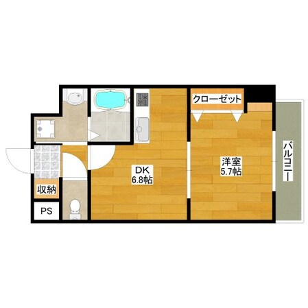 江坂駅 徒歩12分 6階の物件間取画像